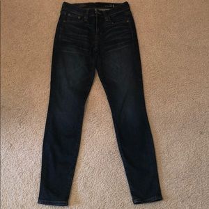 J. Crew Dark-Wash Toothpick Jeans SIZE 24.